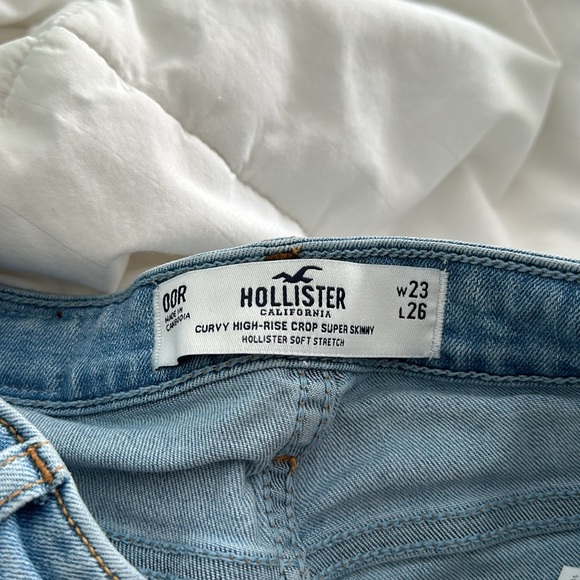 Hollister high rise crop super skinny jeans - Picture 2 of 2